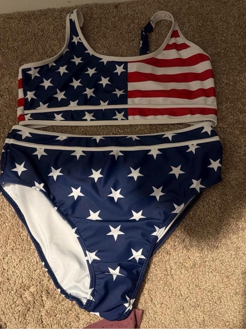 American Flag bathing suit
